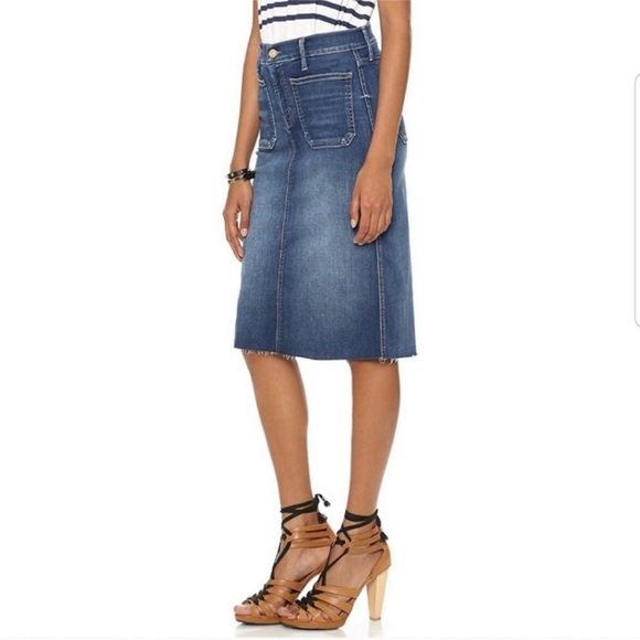 MOTHER Dresses & Skirts - MOTHER Denim HW Patchie Skirt